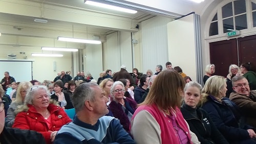 Committee Rooms 1 and 2 were full of members of the public to hear and see what happened Wallasey Town Hall Environment Overview and Scrutiny Committee 15th January 2019
