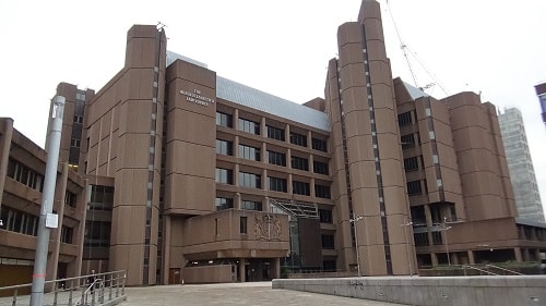 Queen Elizabeth II Law Courts (Liverpool Crown Court), Derby Square, Liverpool, L2 1XA (5th January 2019)