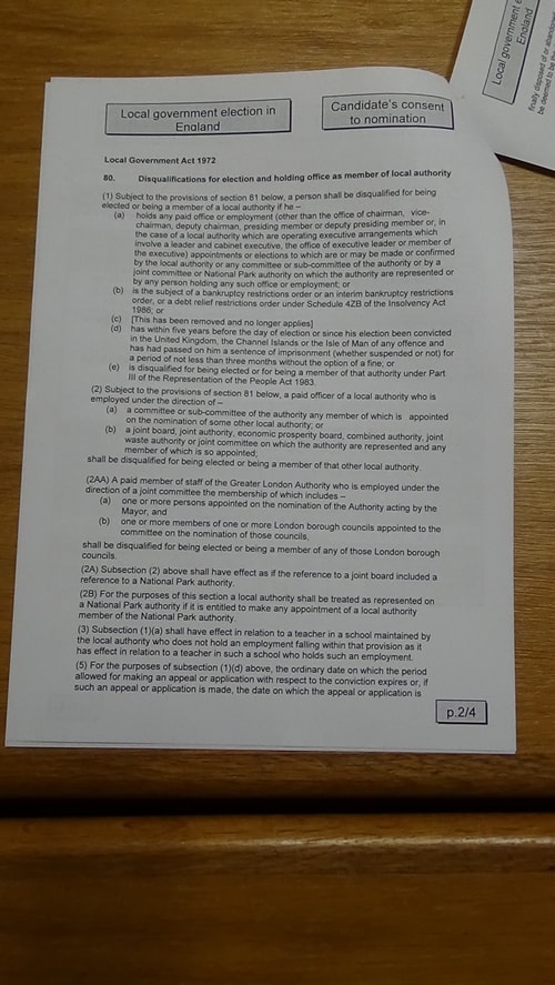Candidate’s consent to nomination Geoffrey Jones Conservative Bebington 2019 page 2 of 4