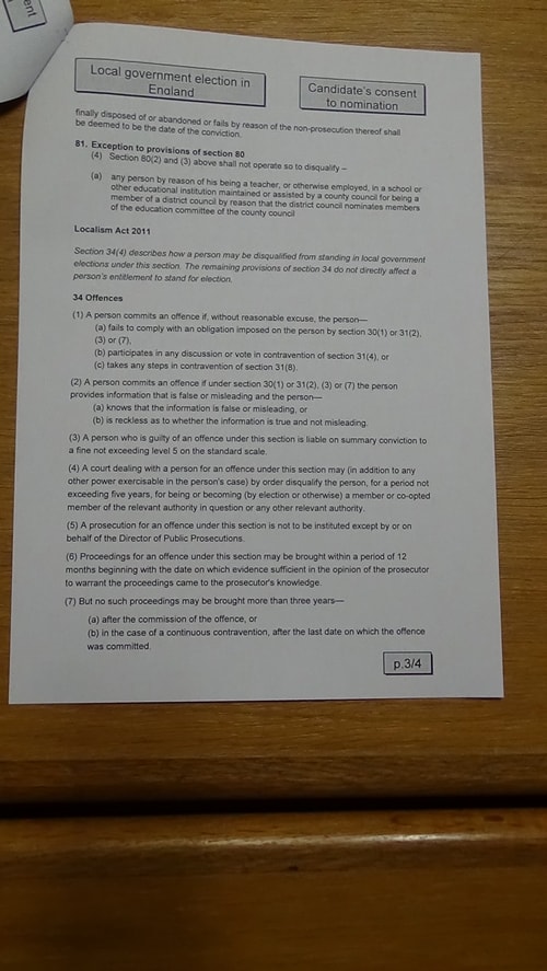 Candidates consent to nomination Geoffrey Jones Conservative Bebington 2019 page 3 of 4