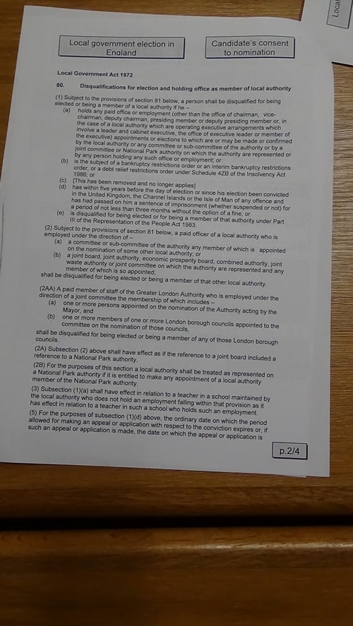 Candidates consent to nomination Brian Kenny Labour Bidston and St James 2019 page 2 of 4