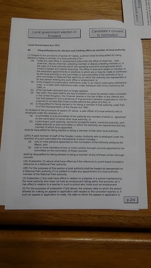Candidates consent to nomination Bill McGenity Labour Birkenhead and Tranmere 2019 page 2 of 4