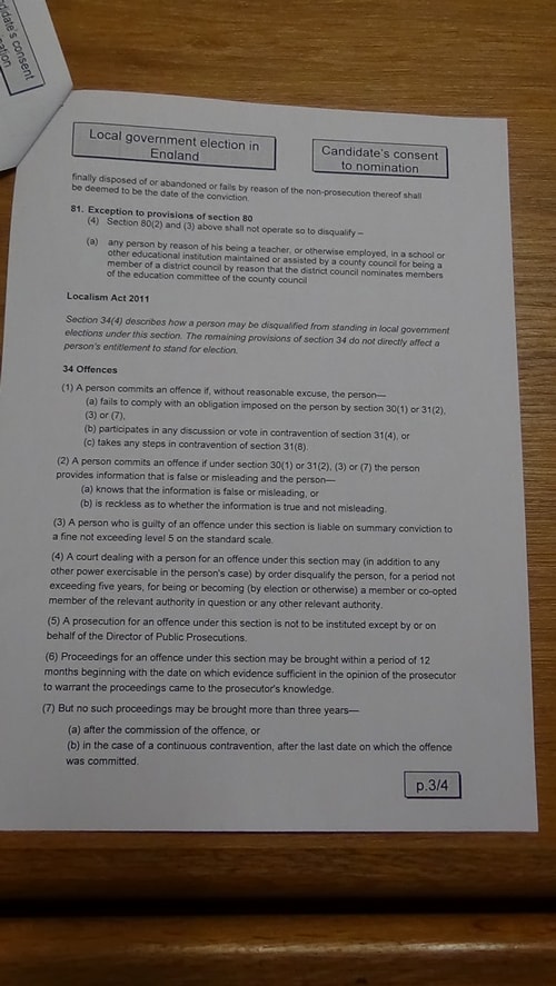 candidate’s consent to nomination Thomas Laing Hoylake and Meols 2019 page 3 of 4