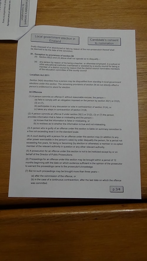 candidate’s consent to nomination Karl Greaney Leasowe and Moreton East 2019 page 3 of 4