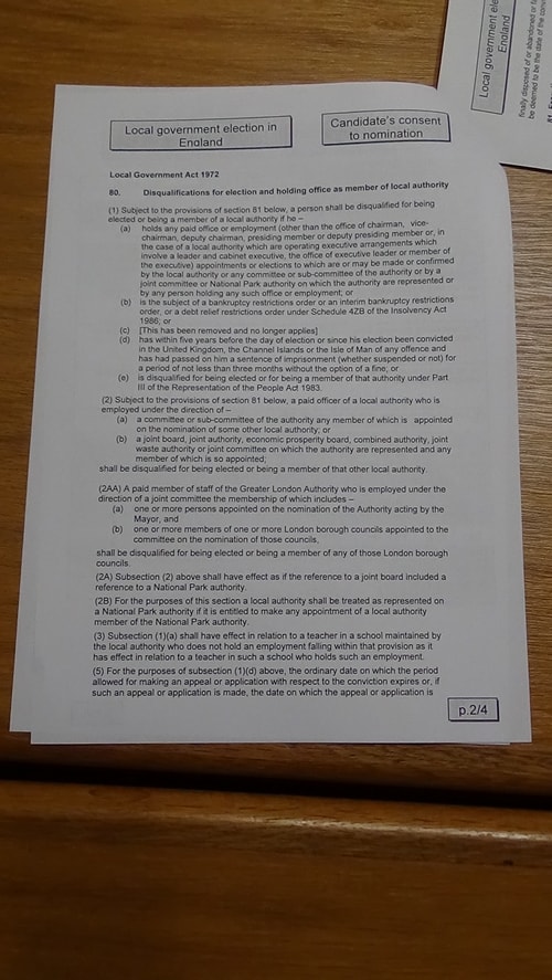 candidate’s consent to nomination Sarah Spoor Liscard 2019 page 2 of 4