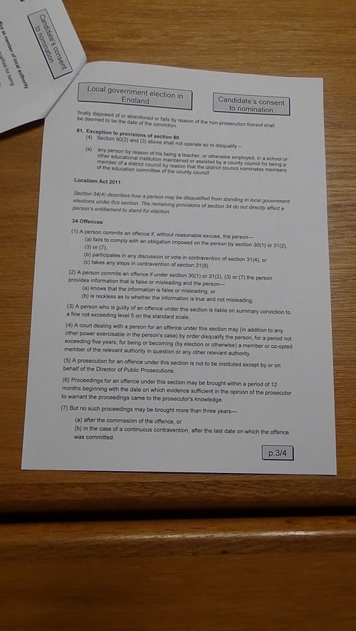 candidate’s consent to nomination Andy Corkhill Oxton 2019 Page 3 of 4