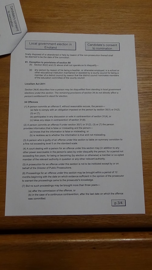 candidate’s consent to nomination Phill Brightmore 2019 Pensby and Thingwall page 3 of 4
