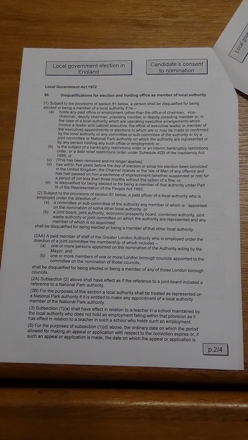 candidate’s consent to nomination Chris Cooke Prenton 2019 page 2 of 4