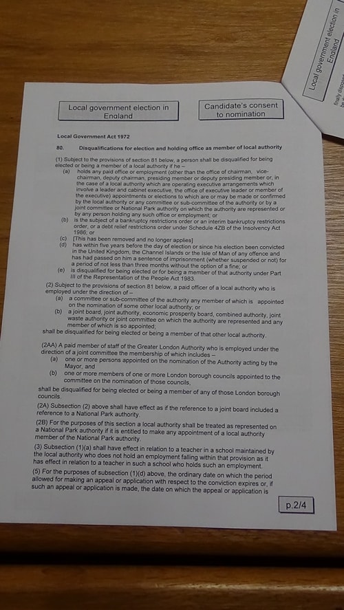 candidate&s consent to nomination James Laing 2019 West Kirby and Thurstaston page 2 of 4