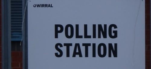 What happened on a visit to polling station 3 (Holy Cross Primary School) in polling district AC in Bidston and St James ward?