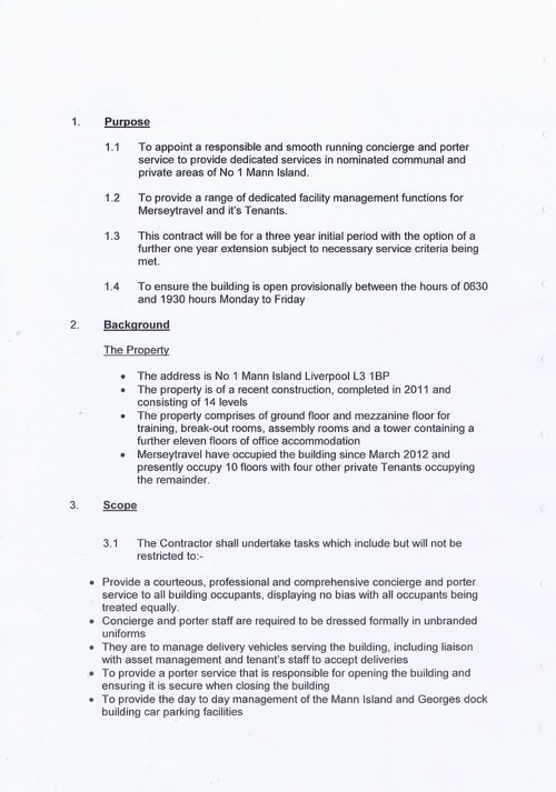 Merseytravel Carlisle Security Services Limited contract Page 6 of 33