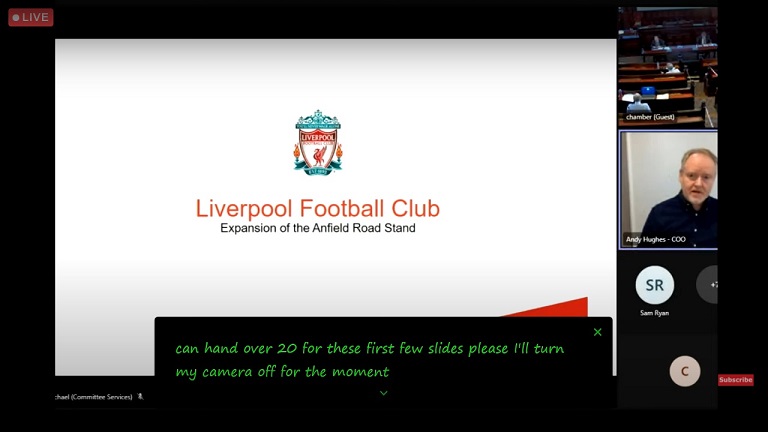 Planning Committee (Liverpool City Council) 15th June 2021 (Anfield Stadium, Anfield Road, Liverpool (Liverpool Football Club))