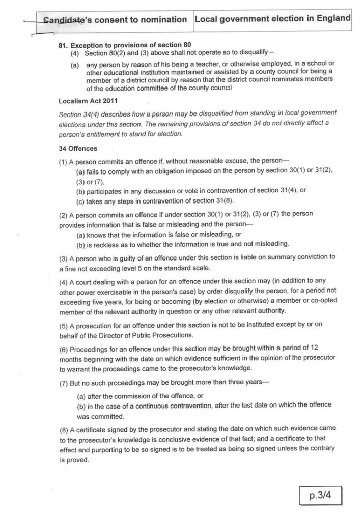 Legislation Mahoney Susan Bernadette Labour Oxton Wirral Council November 2021 page 2 of 3