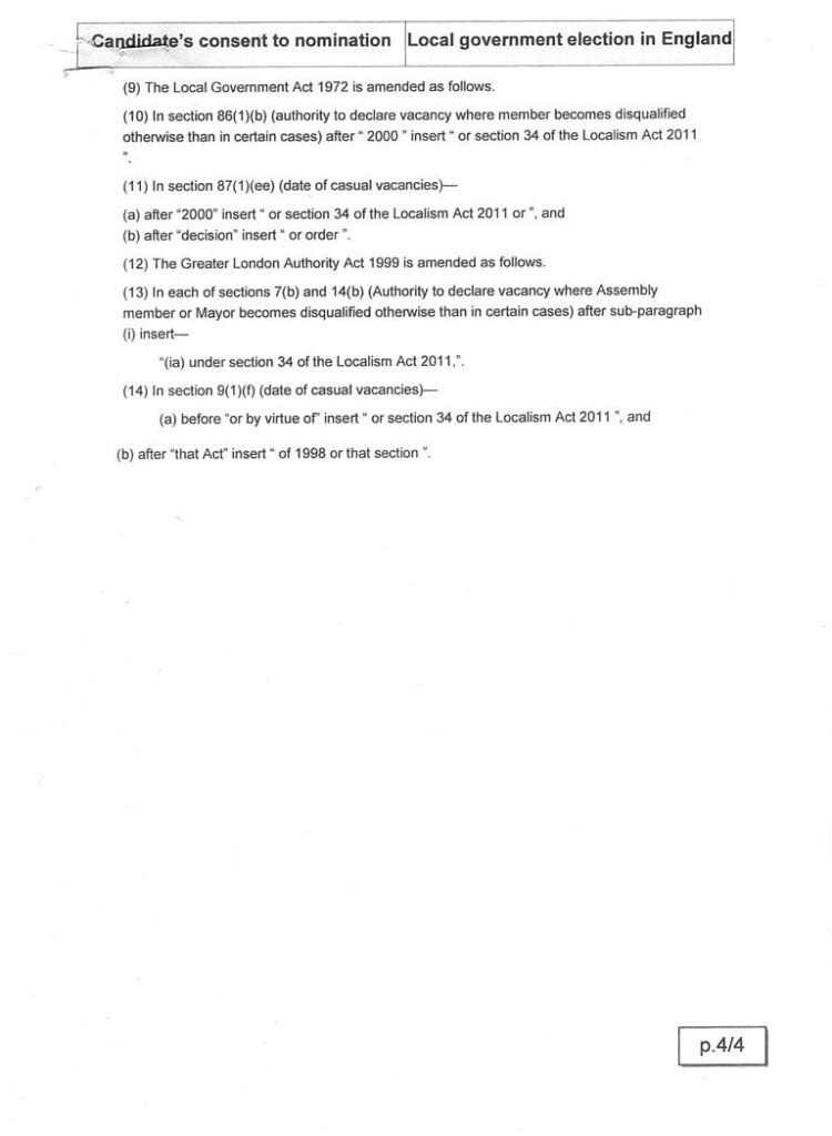 Legislation Mahoney Susan Bernadette Labour Oxton Wirral Council November 2021 page 3 of 3